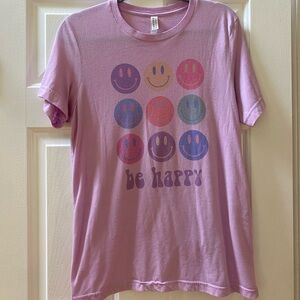 Smiley “Be Happy” T shirt